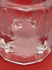 Studio Nova Winters Eve Crystal Votive Candle Holder Christmas Etched Pine Trees