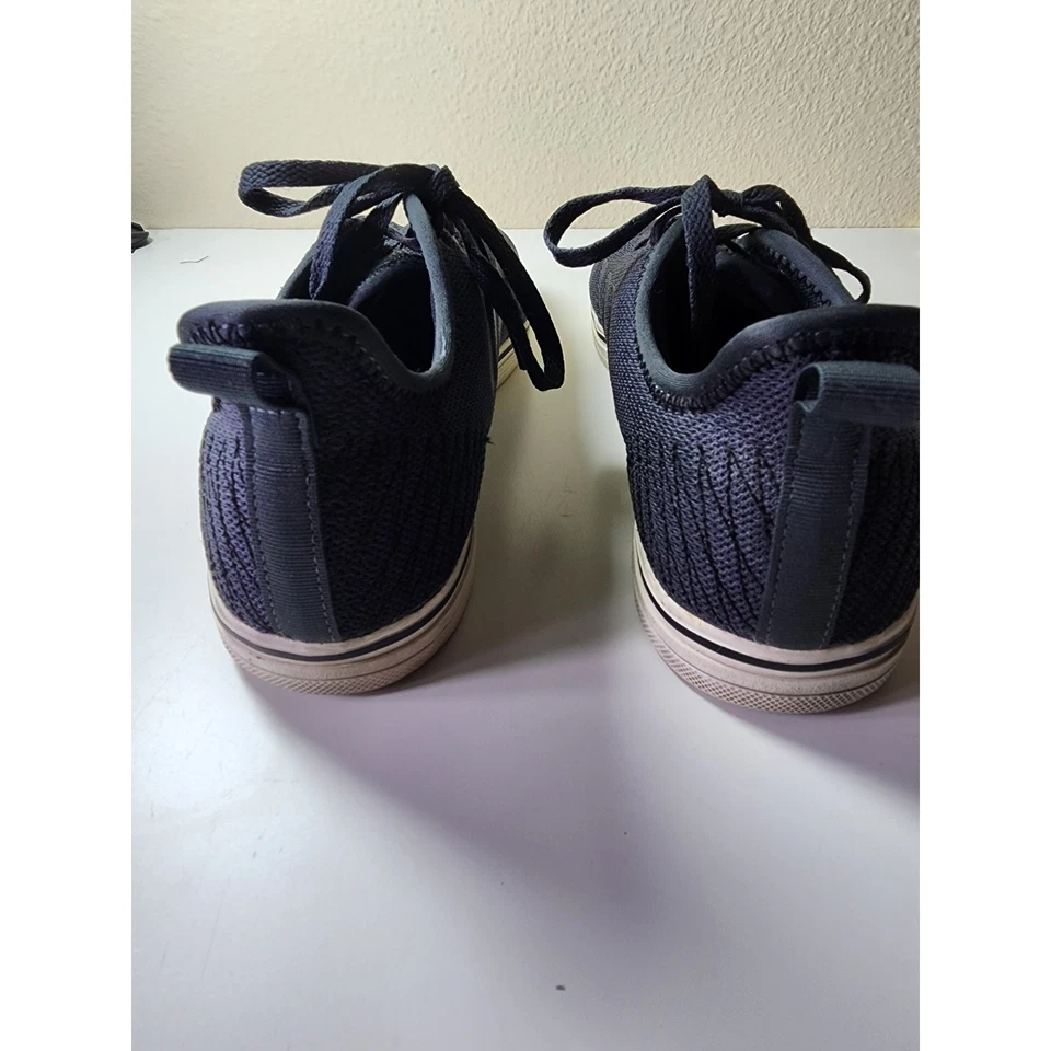 ADIDAS Black on Gray True Chill Casual Skater Knit Sneaker SZ 10 - Image 4 of 4