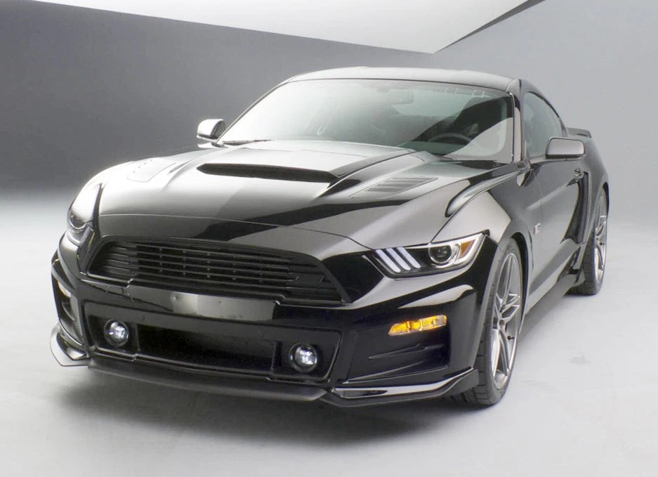 Ford Mustang GT 5.0 2015-2017 Roush 421869 capó ventilación extractores de calor par negro Foto 3 de 4