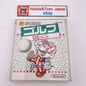 Nintendo Famicom Disk System MARIO GOLF US COURSE NES 1987 Tested ＆ Worked 01