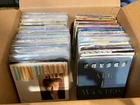 45 RPM MEGA LOT of  200 + Picture Sleeve Singles With Vinyl Various Genres ELVIS