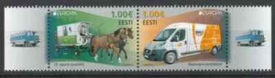 s53254 EESTI ESTLAND POSTFRISCH ** 2013 Europa Postverkehr 2v Paar
