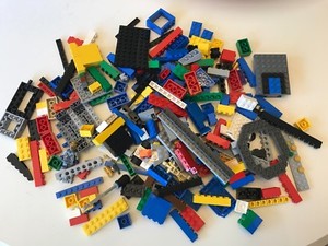 assorted lego pieces