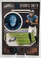2021  DeVonta Smith Panini Playbook Football Next Up Insert RC #NXT-DVS Eagles