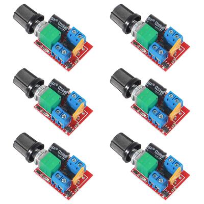 6PCS DC Motor PWM Speed Controller 3V 6V 12V 24V 35V 5A 90W with Speed Contro...