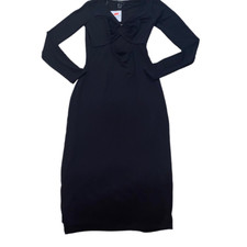 Forever 21 NWT Longsleeve Black Dress Clubwear Date Night Cutout Bodycon Size Sm