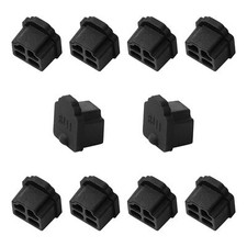 10 Pcs Ethernet Hub Port RJ11 Anti Dust Plug Cap Anti Dust Proof Protector