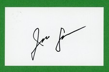 Jack Jones Singer/Musician/Actor Signed 3x5 Index Card E22770