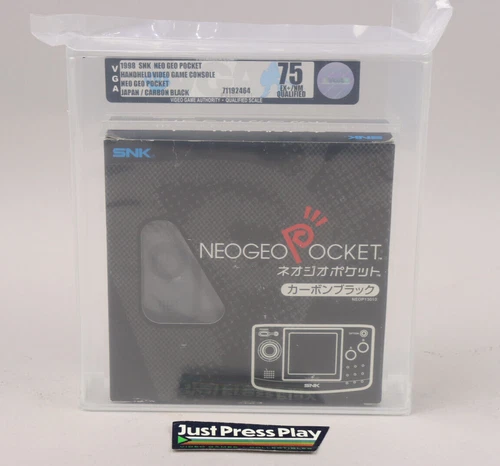 SNK Neo Geo Pocket Handheld System Carbon Black Japan Import NIB VGA Q75 EX+/NM