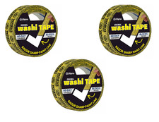 Premium Washi Painters 48mm Masking Tape Blue Dolphin 60 Day Ultra x 3 Rolls