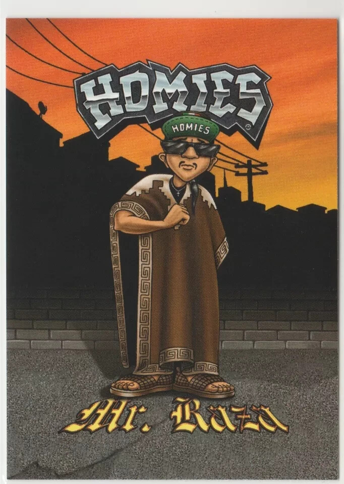 Mr. Raza #16 Homies Swap Cards 2004 NECA Lowrider Chicano Barrio East LA