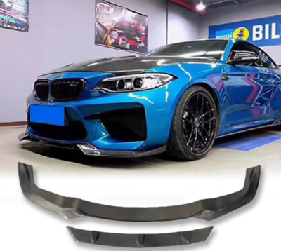 Carbon Fiber Front lip For BMW Series 2 F87/M2C 2016-2022 V Style