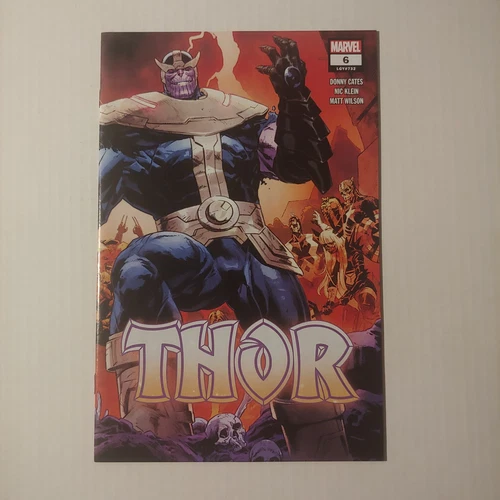 THOR #6 NM+ 2ND PRINT VARIANT THANOS COVER KLEIN 2020 MARVEL COMIC