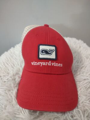 Vineyard Vines Trucker Hat Cap Mesh Patch Strapback Adult Size
