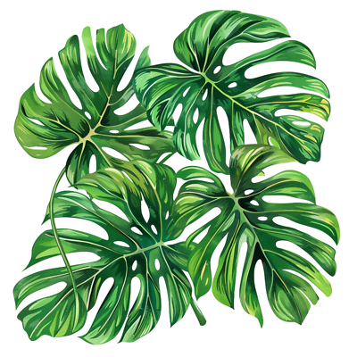 Wandtattoo Aufkleber Monstera Blatt Wandaufkleber 18X18cm Gro | eBay.de
