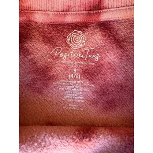 PositiviTees Mom Mode Tie Dye Pullover Sweatshirt Casual Comfy Pink S - Picture 2 of 6