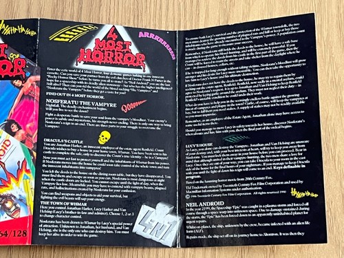Rzadka kaseta 4 Most Horror Commodore 64 - All Working -👽👾Pomysł na prezent retro👾👽 - Zdjęcie 21 z 24