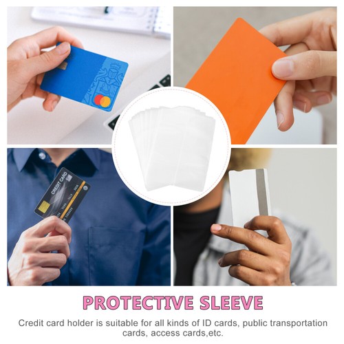160 Pcs Document Card Protection Case Covers Sleeves for Cards Man - Picture 11 of 12