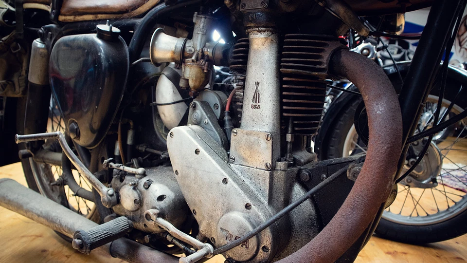 BSA B 33 / B33 Oldtimer Motorrad von 1955 Klassiker Rarität - Bild 4 von 4