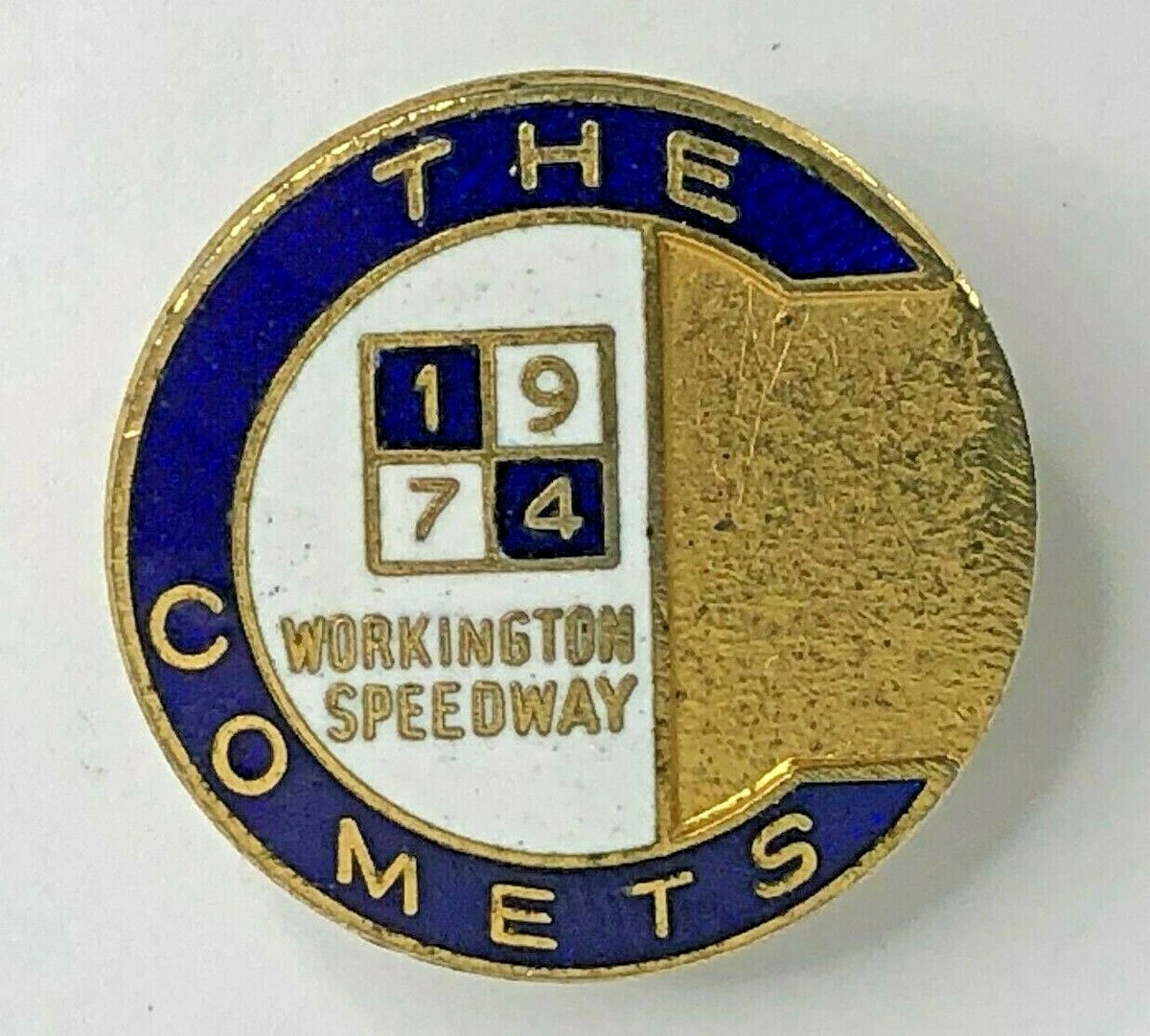 Vintage Oxford Geparden Schnellstraße Unterstützer Verein Emaille Gladman Norman