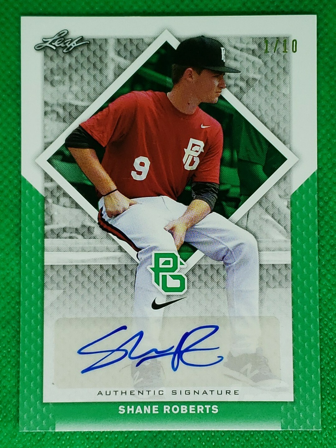 Shane Roberts 2016 Leaf Perfect Game National Showcase - Shane Roberts #BA-122 Green ...