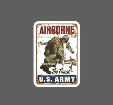 Airborne Sticker U.S Army Waterproof NEW