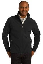 Port Authority Mens Core Soft Shell Water Resistant Jacket J317