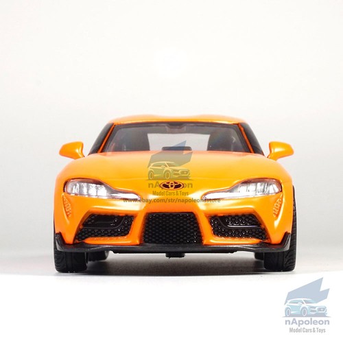 1/36 Toyota Supra Hot Hatch Model Car Diecast Toy Vehicle Collection Matt Orange - Imagen 7 de 12