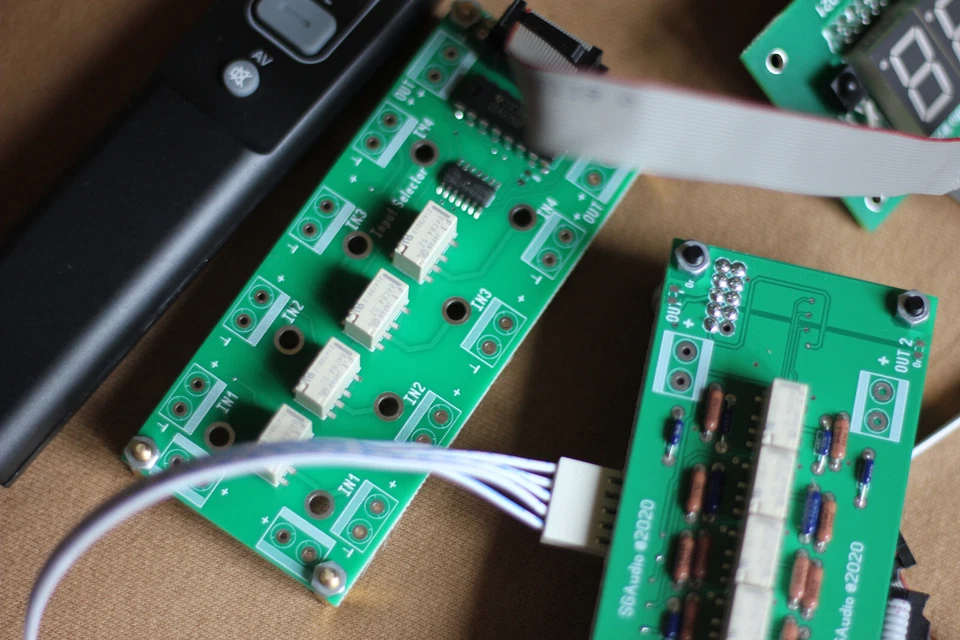 Volume Control Relay Attenuator 2 channels selector RCA 10K, 22K, 50K, 100K - Image 4 of 4