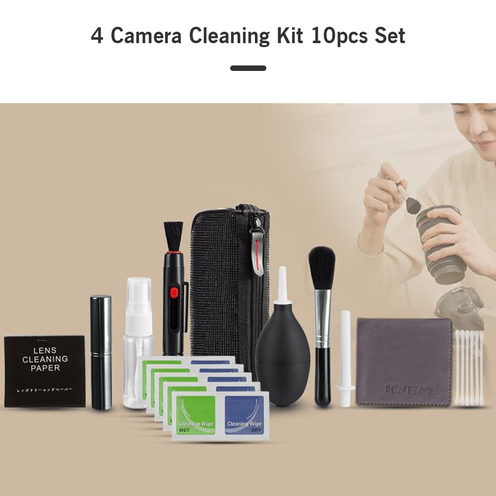 Professional Camera Cleaning Kit with Cleaning Swabs Lens Pen Air Blower K7J3
