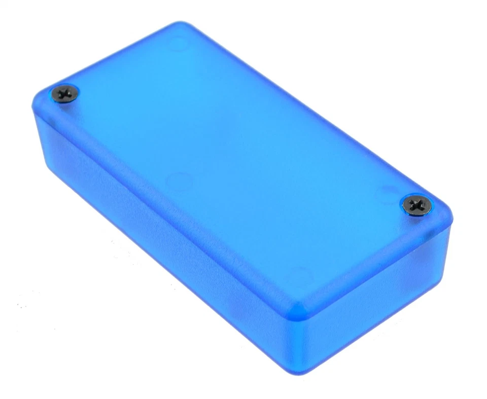1551KTBU Blue Genuine Hammond Translucent ABS Enclosure Box (80 x 40 x 20mm)