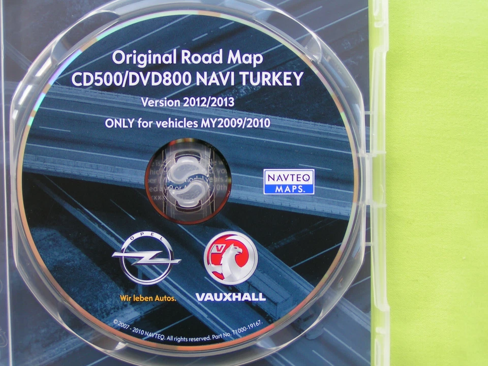 CD NAVIGATION OPEL 800 NAVI 500 TÜRKEI 2013 INSIGNIA ASTRA J MERIVA B MY 09 / 10 - Bild 4 von 4