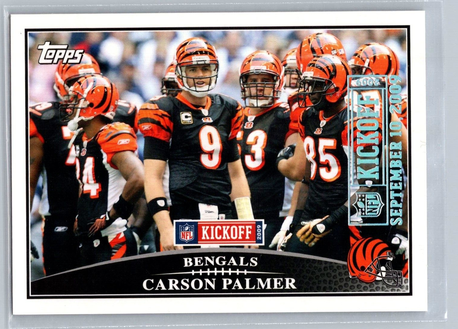 2009 TOPPS KICKOFF CARD # 81 Carson Palmer - Cincinnati Bengals 0942/2009