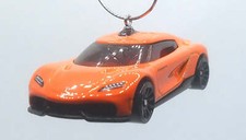 Christmas Ornament for Koenigsegg Gemera Orange/Black