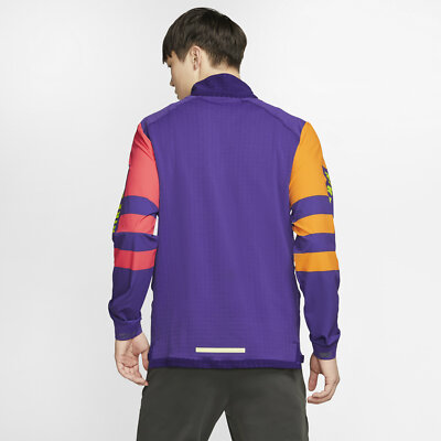 Nike Wild Run Mid Layer Half Zip - LARGE - BV5603-547 Multicolor