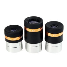 1.25" 4/10/23mm Weitwinkel 62° Asphärisches Okular HD voll beschichtete Teleskop