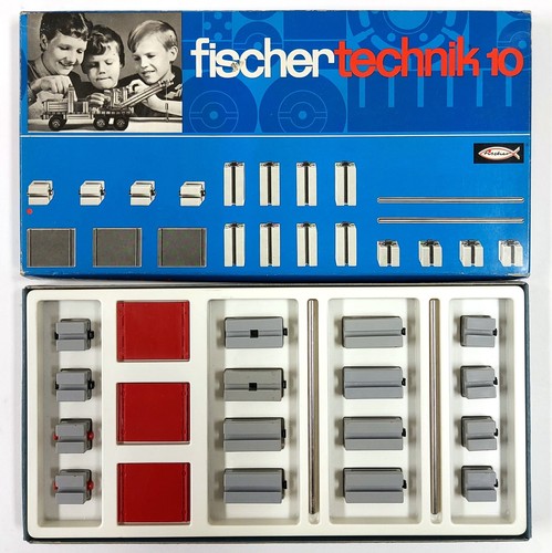 Vintage FischerTechnik Années 80 : Mix De 11 Mini Kits De Construction - Made In Germany