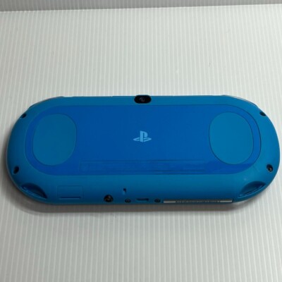PS Vita SONY PCH-2000 Slim Aqua Blue Wi-Fi LCD w/ Charger Box | eBay