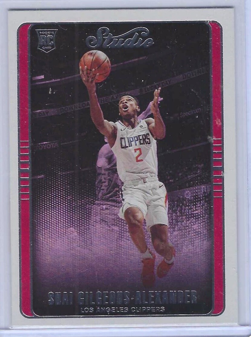 SHAI GILGEOUS-ALEXANDER 2018-19 PANINI CHRONICLES STUDIO ROOKIE RC #300