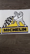 Sticker autocollant Michelin Bibendum damier 