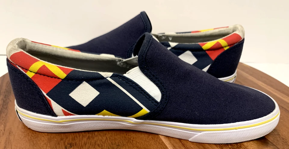 Sapato Polo Ralph Lauren Landyn | Chinelo | Lona | Azul Marinho | Crianças Grandes Tamanho 5.5 - Imagem 2 de 4