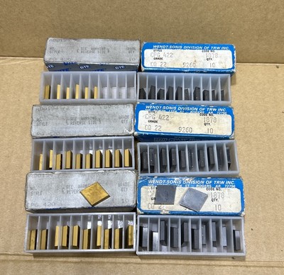 (58 Pcs) CPG 420 Grade: SV-3  CPG422 Carbide Inserts Coated VALENITE