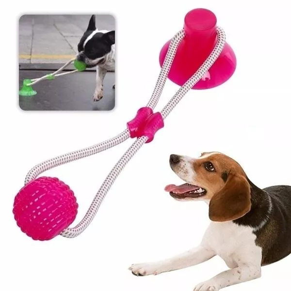 Dog Chew Suction Cup Tug of War Toy Multifunction