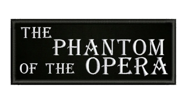 Phantom of the Opera Patch Embroidered Iron-on Applique Horror Movies Badge