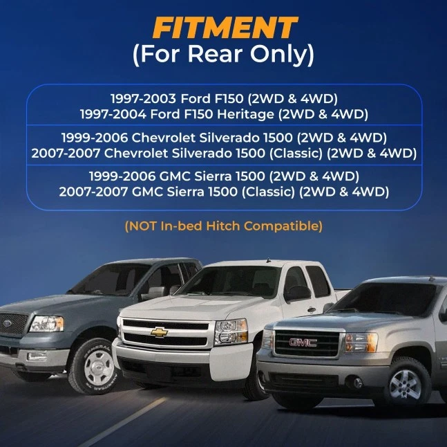 Airbag Air Suspension Kit for 1997-2003 Ford F150, F-150 Replaces Firestone 2320 Foto 3 de 4