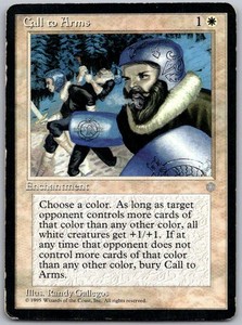 Call to Arms #10 Ice Age MTG Rare Enchantment