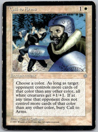 Call to Arms #10 Ice Age MTG Rare Enchantment
