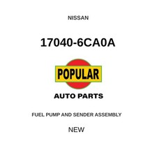 Genuine 2019-2025 Nissan Altima Fuel Pump And Sender Assembly 17040-6ca0a