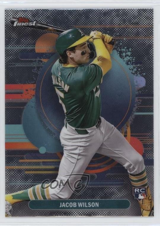 2025 Topps Finest Uncommon Jacob Wilson #109 Rookie RC 1o6q