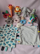 Baby Toy Bundle – Comforters, Rattles & squeakers, soft toys, Mothercare, M&S!